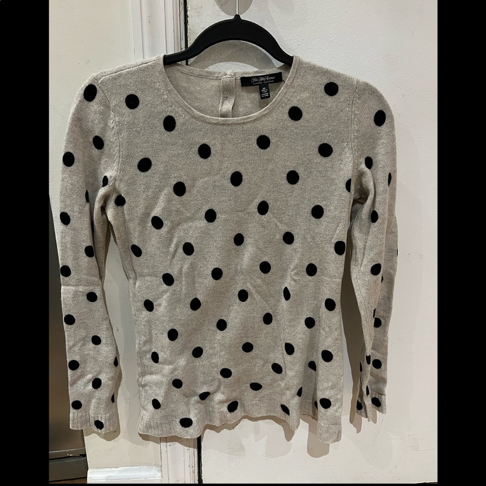 Cashmere sweater from Saks Fifth Ave
